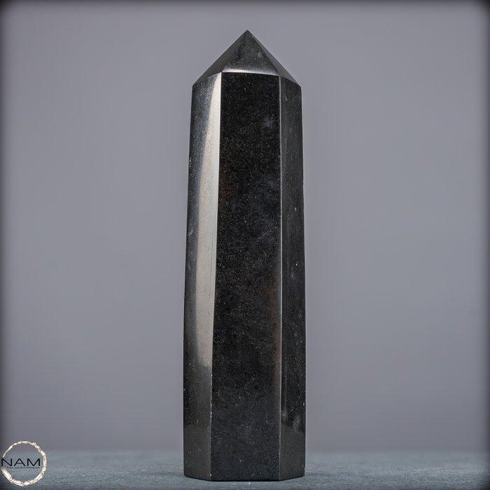 Natuurlijke zwarte toermalijn obelisk Wachter van kracht en, Verzamelen, Mineralen en Fossielen