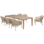 Liam Puccini dining tuinset 7 delig 240x100xH75 cm keramiek, Ophalen of Verzenden, Nieuw
