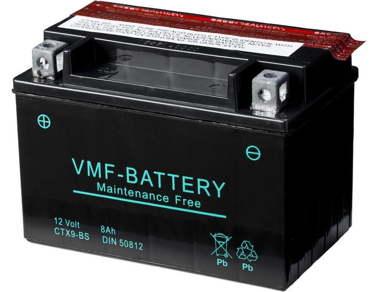 VMF Powersport MF accu | YTX9 | 12V 8Ah, Auto-onderdelen, Accu's en Toebehoren, Ophalen of Verzenden