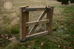 Landelijke eikenhouten looppoort 100 cm breed kant en klaar, Tuin en Terras, 100 tot 150 cm, 100 tot 150 cm, Nieuw, Ophalen of Verzenden