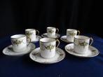 Limoges - Koffieservies voor 6 (12) - Porselein, Antiek en Kunst, Antiek | Meubels | Tafels