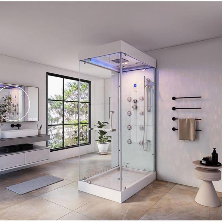 Stoomcabine Rome 80X120X220 (Stoomcabines, Badkamer), Doe-het-zelf en Verbouw, Sanitair, Nieuw, Ophalen of Verzenden