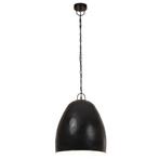 Hanglamp industrieel rond 25 W E27 42 cm gitzwart (Lampen), Verzenden
