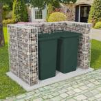 vidaXL Schanskorf dubbele vuilnisbak ombouw 180x100x120 cm, Verzenden, Nieuw