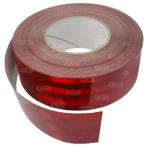 Reflecterende tape rood 50mm x 50.00m Veiligheidsmarkering v, Ophalen of Verzenden, Nieuw