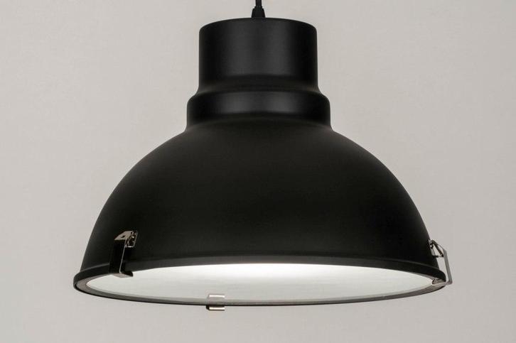 Rietveld Hanglampen - Zwart - Metaal, Huis en Inrichting, Lampen | Hanglampen, Verzenden