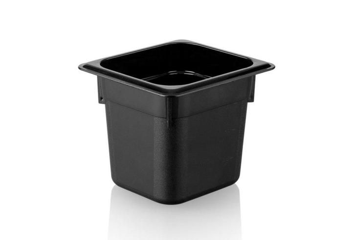 GGM Gastro | Polycarbonaat GN bak 1/6 - Zwart - Diepte 150 |, Zakelijke goederen, Horeca | Food, Verzenden