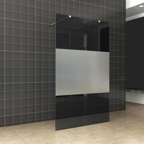 BWS Vrijstaande Inloopdouche Pro Line Rookglas met, Doe-het-zelf en Verbouw, Sanitair, Douche, Nieuw, Ophalen of Verzenden