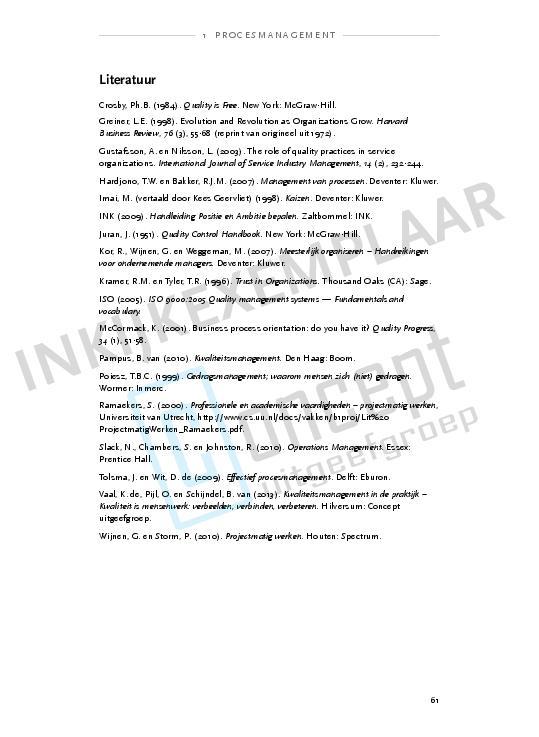 Procesmanagement in de praktijk 9789491743030, Boeken, Studieboeken en Cursussen, Zo goed als nieuw, Verzenden