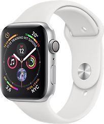 Apple Watch Series 4 44 mm aluminium zilver met sportarmband, Telecommunicatie, Overige Telecommunicatie, Gebruikt, Verzenden