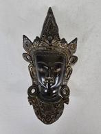 Beeld, Lokeshwari en Ganesha - 19.5 cm - Brons, Antiek en Kunst