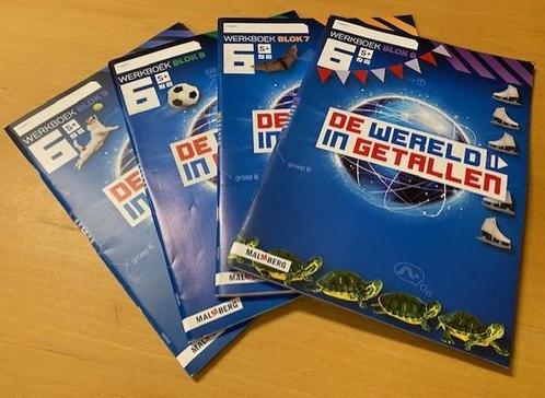 De wereld in getallen versie 5, set werkboeken groep 6 S+, Boeken, Schoolboeken, Nieuw, Overige vakken, Ophalen of Verzenden