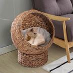 TRUUSK Rotan Kattenmand Kattengrot Kattenhut Kattenbed Met K, Verzenden, Nieuw