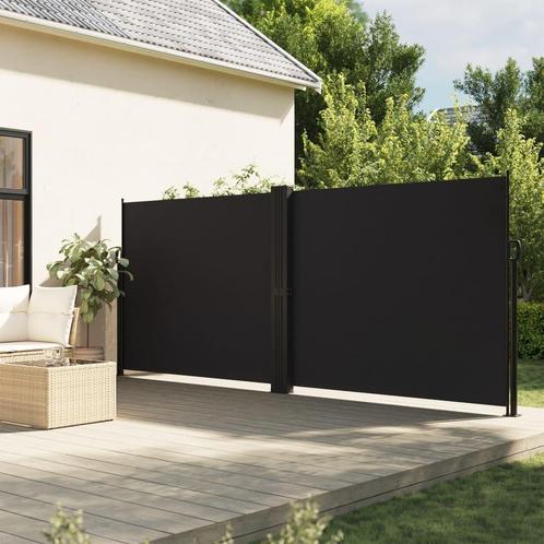 vidaXL Windscherm uittrekbaar 160x600 cm zwart, Tuin en Terras, Zonneschermen, Nieuw, Verzenden