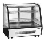 Bartscher Koelvitrine | 120L | Zwart/RVS | +2°C tot +12°C |, Witgoed en Apparatuur, Ophalen of Verzenden, Nieuw