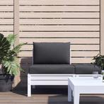 vidaXL Palletkussens 2 st stof antraciet, Huis en Inrichting, Woonaccessoires | Kussens, Verzenden, Nieuw