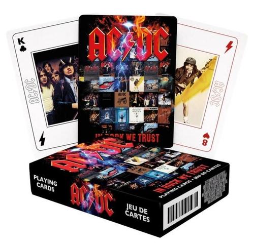AC/DC - In Rock we Trust speelkaarten officiële merchandise, Verzamelen, Muziek, Artiesten en Beroemdheden, Gebruiksvoorwerp, Nieuw