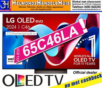 LG OLED65C46LA goedkoopste 65inch oled tv Nieuw model 2024
