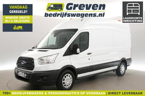 Ford Transit 350 2.0 TDCI L3H3, Auto's, Bestelauto's, Onderhoudsboekje, Lease, Handgeschakeld, Wit, Financial lease, Stof, Diesel