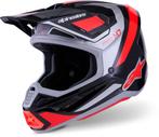 AlpinestarsS-M7RiseZwartZilverRoodCrosshelm, Nieuw met kaartje, Overige merken, Heren, Offroadhelm