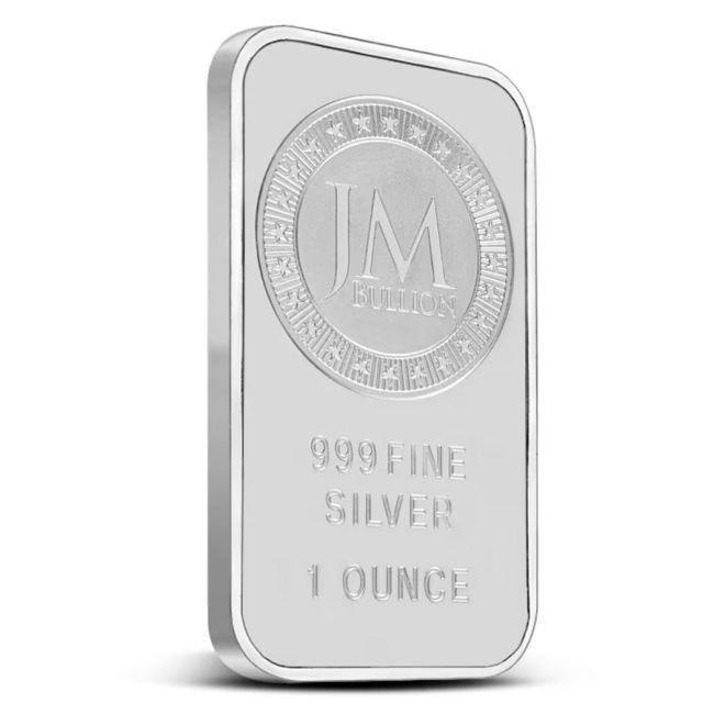 1 Troy Ounce - Zilver .999 - 1 oz JM Bullion 999 Fine Silver, Postzegels en Munten, Edelmetalen en Baren