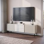 Meubella | TV-Meubel beige 174x40x55 | hotel chique modern, Huis en Inrichting, Kasten | Televisiemeubels, Overige materialen