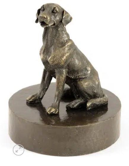 Honden urn verbronsd Golden Retriever, Dieren en Toebehoren, Honden-accessoires, Nieuw