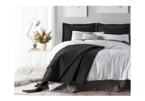 Sleeptime Wave Antraciet 260 x 250 - 200X200/220 + 2 x kusse, Huis en Inrichting, Slaapkamer | Beddengoed