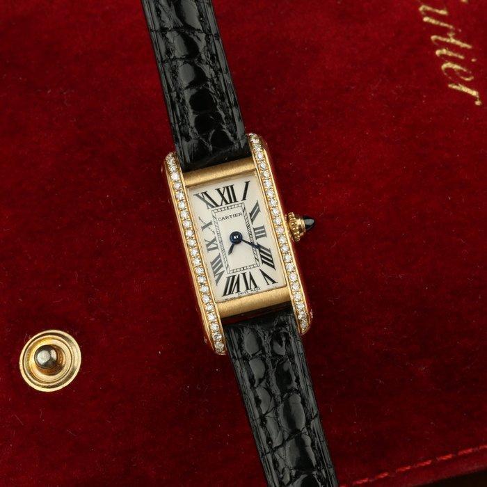 Cartier - Tank Allonge Mini - 2443 - Dames - 1990-1999, Sieraden, Tassen en Uiterlijk, Horloges | Heren
