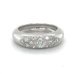 18 karaat Witgoud - Ring - 0.26 ct Diamant - Diamanten