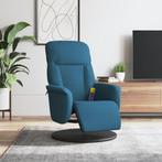 vidaXL Massagestoel verstelbaar met voetensteun fluweel, Huis en Inrichting, Fauteuils, Verzenden, Nieuw