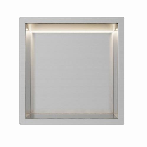 RVS Inbouwnis 30x30x7cm met RGB verlichting, Doe-het-zelf en Verbouw, Sanitair, Verzenden