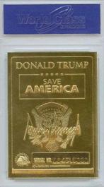 Donald Trump - Original Gold Card ( 23K ) - Grade 10 - 2022, Nieuw