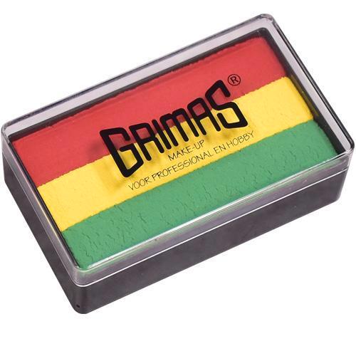 Grimas Splitcake / Onestroke v schminken v snelle designs, Hobby en Vrije tijd, Feestartikelen, Carnaval, Schmink, Nieuw, Ophalen of Verzenden