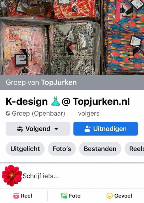 Verkoop je 2dehands K-design gratis - K-design FB groep, Kleding | Dames, Jurken, Onder de knie, Overige kleuren, Gedragen, Verzenden