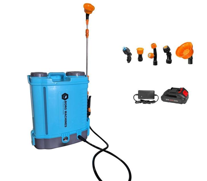 Borg 20 Liter Accu Rugspuit - Drukspuit - Onkruidspuit 18 V, Tuin en Terras, Bestrijdingsmiddelen, Onkruidbestrijding, Nieuw, Ophalen of Verzenden