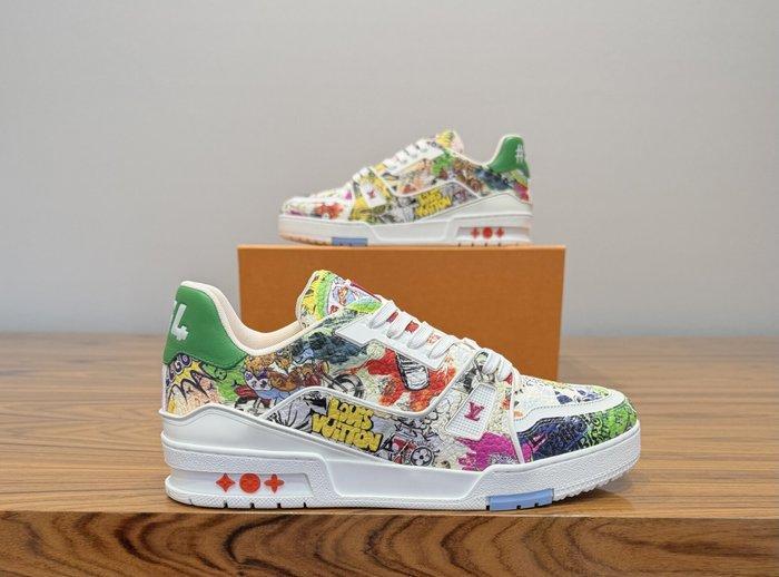 Louis Vuitton - LV Trainer Comic Motifs Multi - Sneakers -, Kleding | Heren, Schoenen