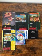 Nintendo - Set of 7 original manuals – Super Nintendo, Game, Nieuw
