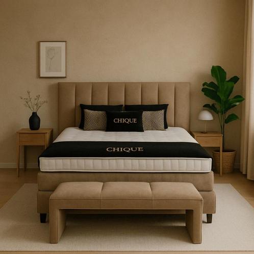NORMA HOTEL CHIQUE MIRAGE ROYAL Boxspringcombinatie (VLAK), Huis en Inrichting, Slaapkamer | Boxsprings, Nieuw, Ophalen