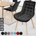 Miadomodo Eetkamerstoelen - Velvet - Fluweel - Houten Poten, Huis en Inrichting, Kasten | Computermeubels, Verzenden, Nieuw