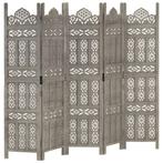 vidaXL Kamerscherm 5 panelen handgesneden 200x165 cm, Huis en Inrichting, Woonaccessoires | Kamerschermen, Verzenden, Nieuw