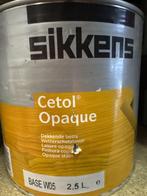 Sikkens Cetol Opaque - RAL 9010 - 2,5 liter, Doe-het-zelf en Verbouw, Verf, Beits en Lak, Overige kleuren, Nieuw, Ophalen of Verzenden