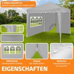 KESSER® Zijwand voor paviljoen - 3x3m - Grijs, Verzenden, Nieuw