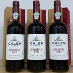 2007 Cálem - Colheita Port - Douro - 3 Flessen (0.75 liter), Nieuw