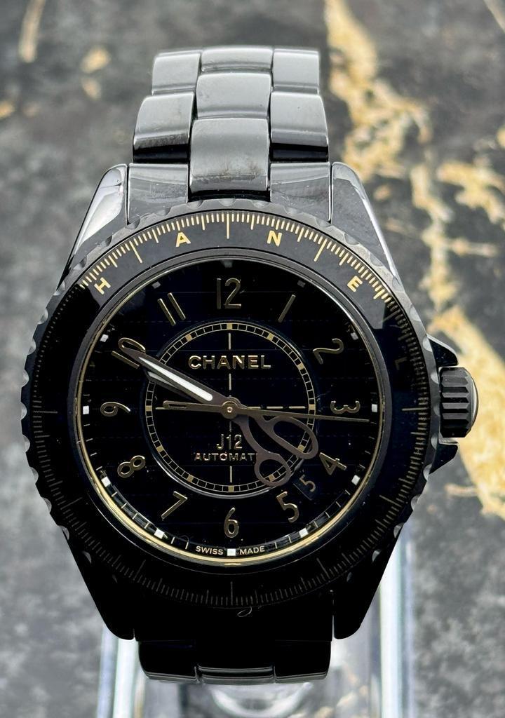 Chanel J12 Couture 38mm - Black Ceramic - H9762, Sieraden, Tassen en Uiterlijk, Horloges | Dames, Overige materialen, Nieuw, Overige materialen