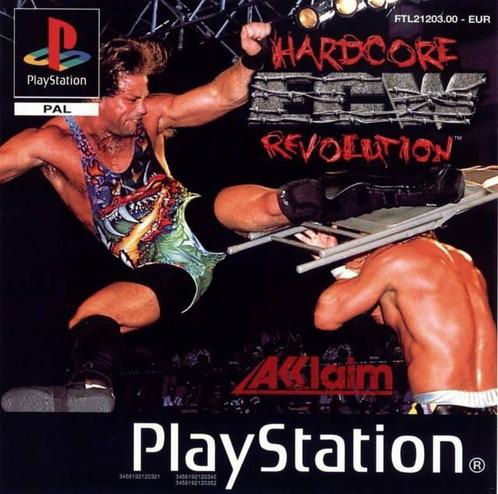 ECW Hardcore Revolution (PlayStation 1), Spelcomputers en Games, Games | Sony PlayStation 1, Gebruikt, Verzenden