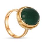 Ring - 18 karaat Geel goud -  10.00ct. tw. Jade, Sieraden, Tassen en Uiterlijk