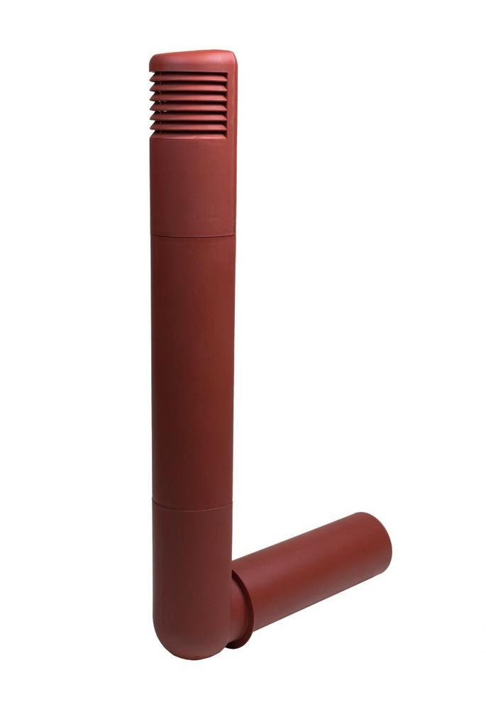Ventilatieschacht Ross - kelderventilatie - Ø 125mm Rood, Doe-het-zelf en Verbouw, Ventilatie en Afzuiging, Nieuw, Verzenden