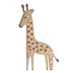 Houten giraffe lamp in beige – handgemaakte sfeerverlicht., Ophalen of Verzenden, Nieuw