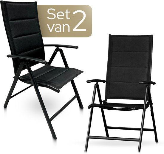 2dekans | ODADDY® Tuinstoelen set van 2 - Tuinstoel, Tuin en Terras, Tuinsets en Loungesets, Zo goed als nieuw, Ophalen of Verzenden